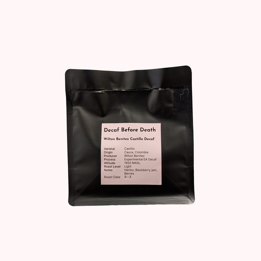 Decaf Before Death - Wilton Benitez Castillo Decaf (100g) - delivery from 24th March